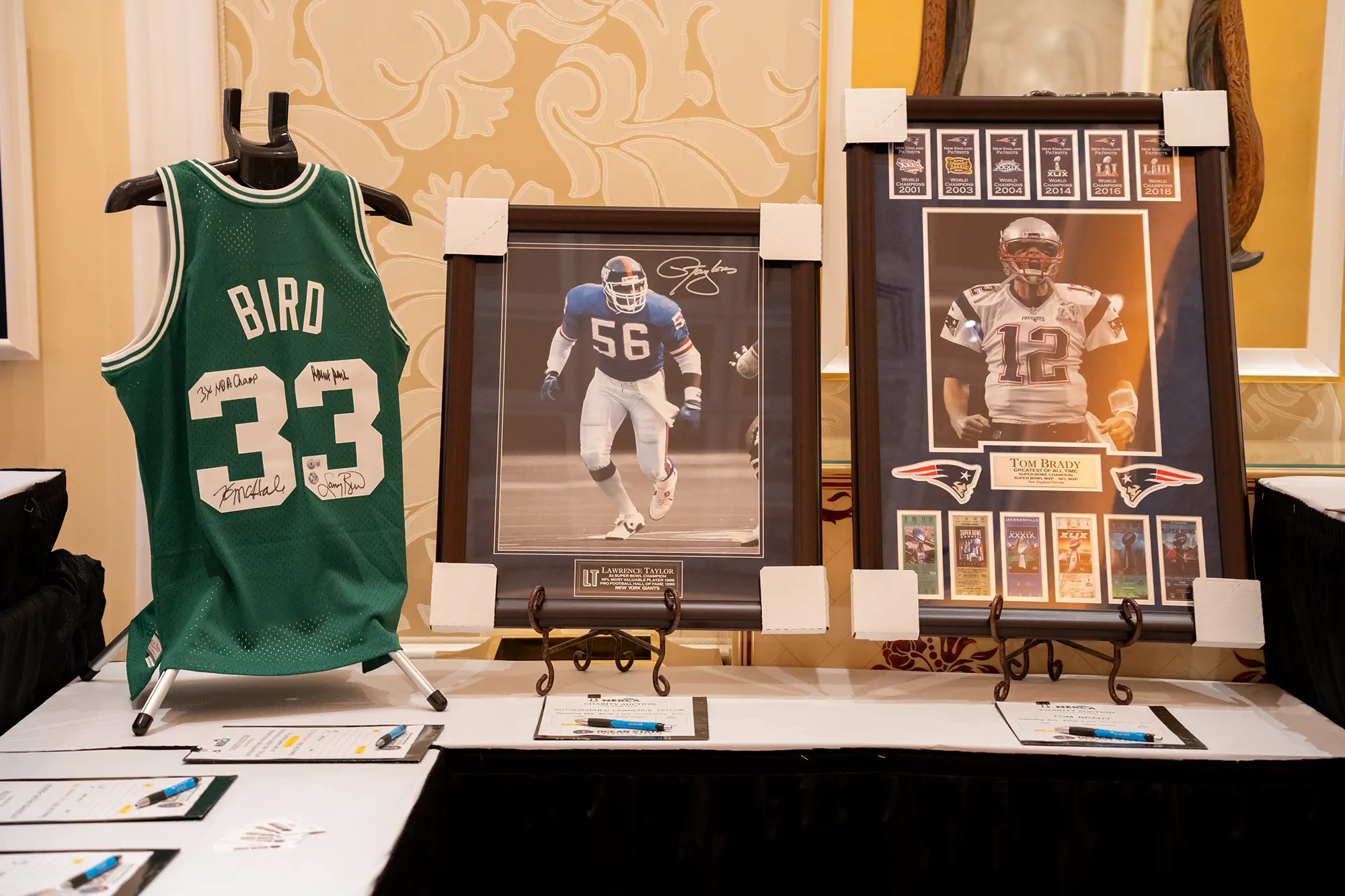 silent auction at nerca